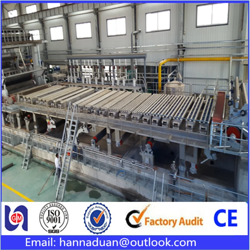 Бдм крафт гофрированная бумага делая машину сырье: макулатуры, Девственница целлюлозно, , Из бамбука, соломы