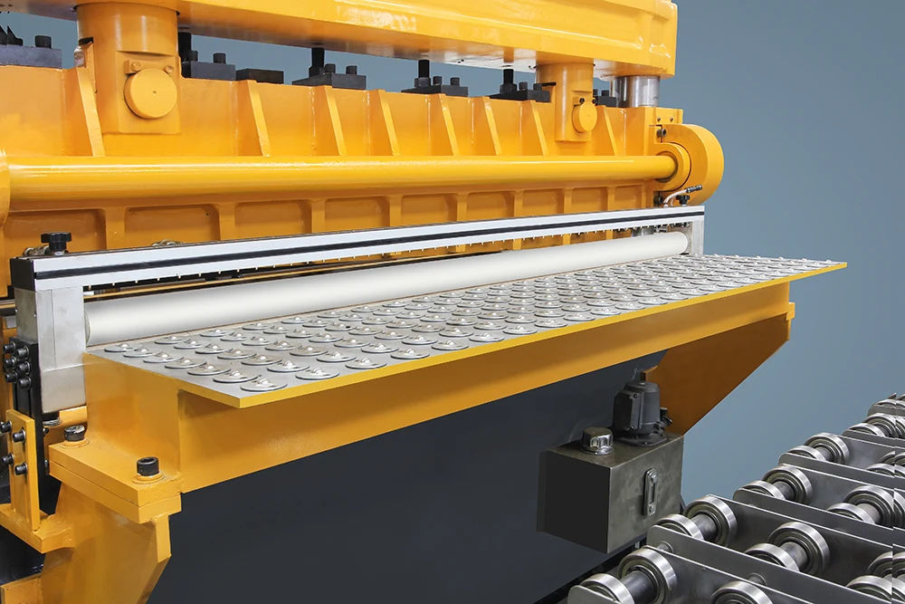 Metal sheet cutting machine plate shear coil cutting line with uncoiler straightener and feeding machine