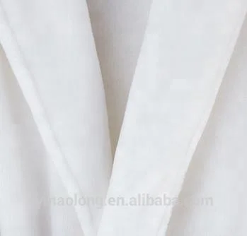 
100% Cotton White Hotel Terry Towel Cloth Bathrobe 