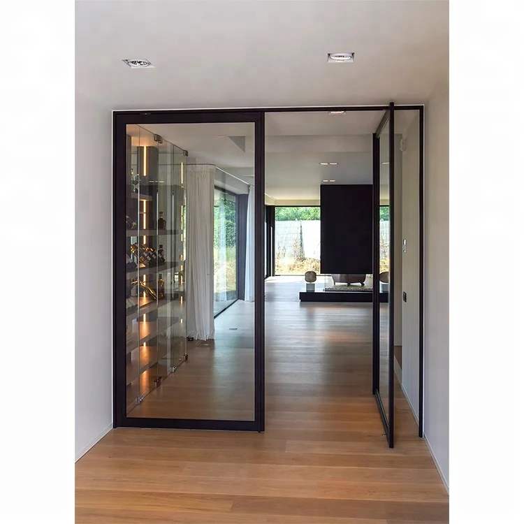 European standard entrance rolling metal doors security room french double glass door for house
