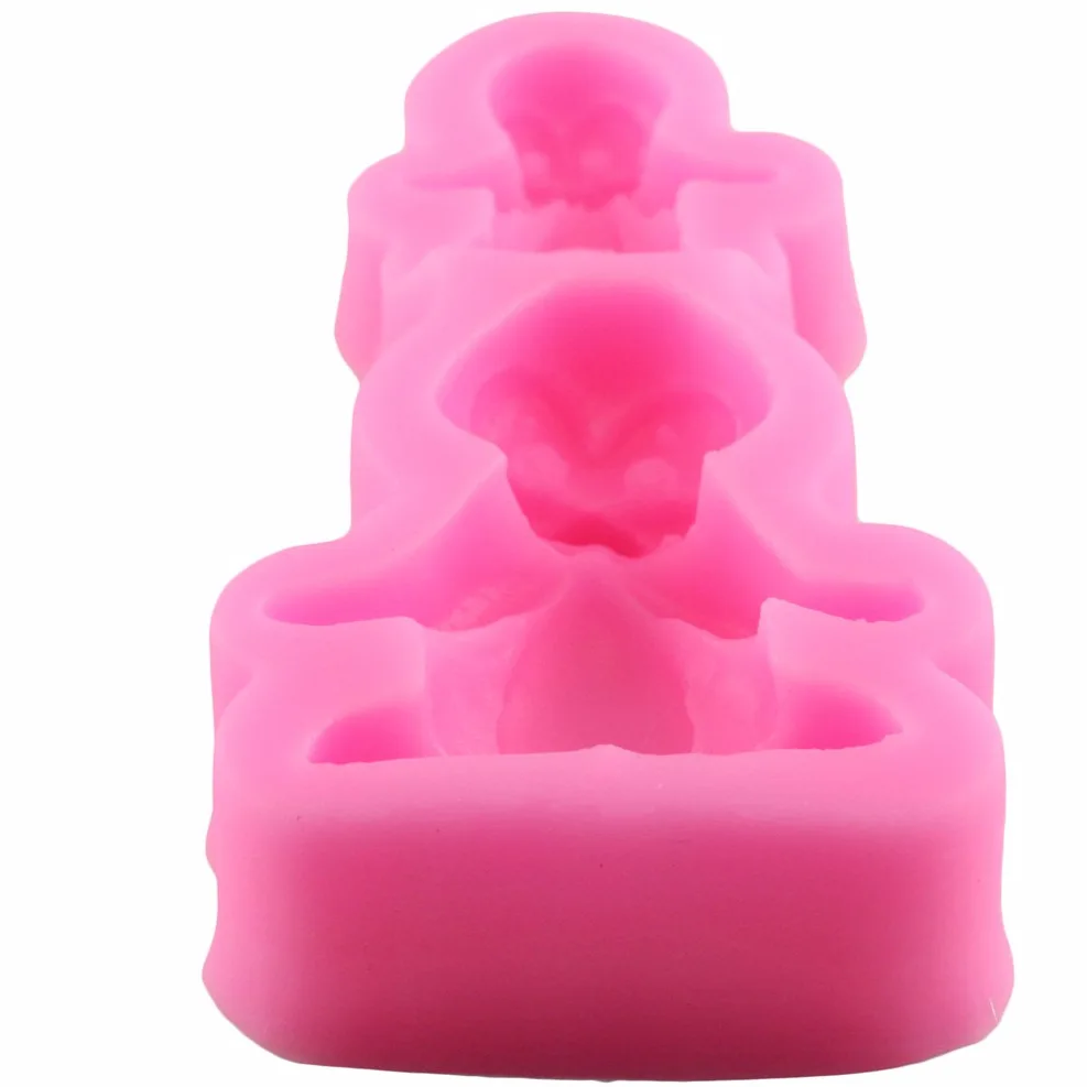 Baking tools 3d Penguin Silicone Mold Fondant Cake Decorating Gumpaste Mould