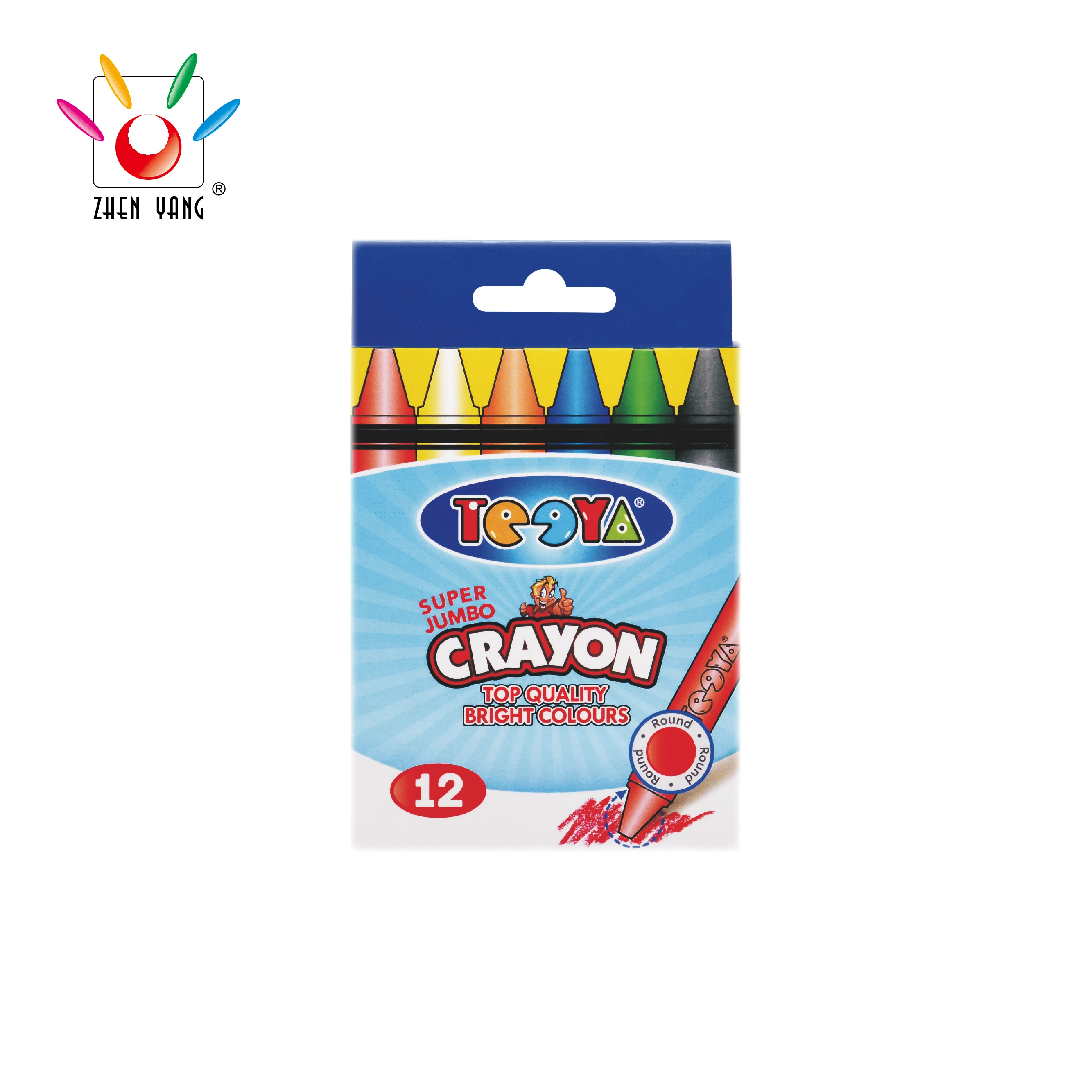 WAX CRAYON IN NORMAL SIZE 6CT 8CT 10CT 12CT 16CT 24CT