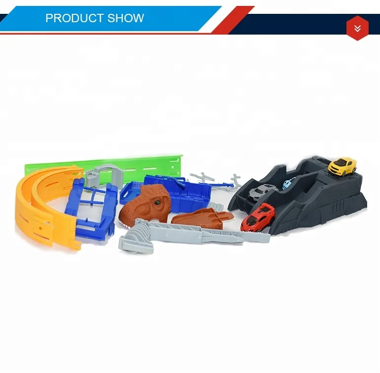  Высокоскоростные игрушки гоночный слот автомобильный трек с катапультой