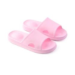 Fashionable and simple bathroom slipper female household outdoor EVA antiskid soft sole couple men shoes