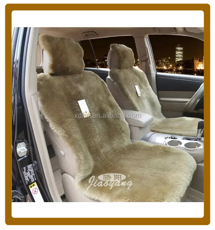 wholesale universal car seat cushion shorn sheepskin wool car seat cover