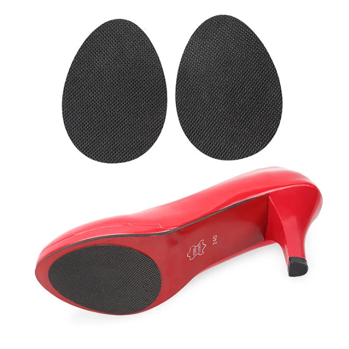 High-Heeled Shoes Sole Protector Pads, Anti-Slip Sticker Shoes Sole Protector Tape Black,
