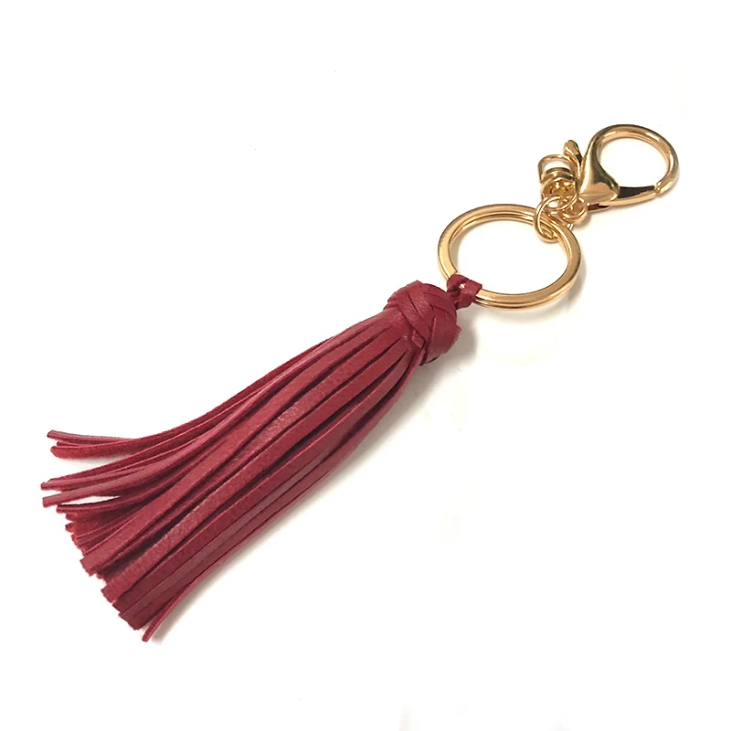 Декоративная Легкая длинная бахрома кожаная кисточка для сумки
