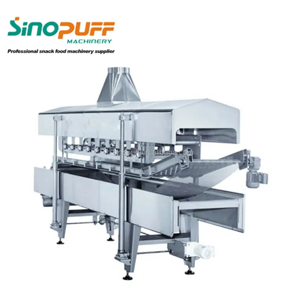 
Continuous fryer/fryer for snack/automatic frying line 