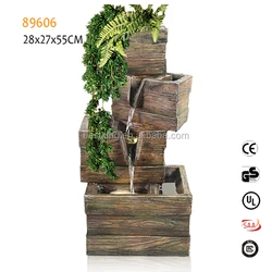 China supplies garden decoration indoor statue polyresin water fountain