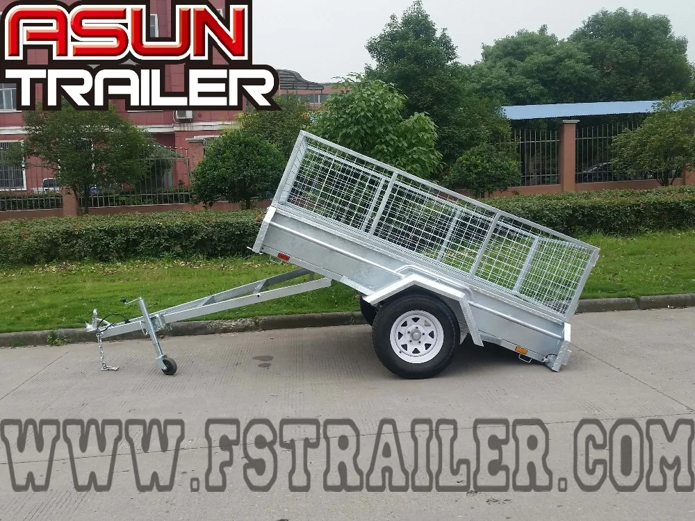 Стали Сварочные Одиночную Ось Клетке Трейлер (C85W)