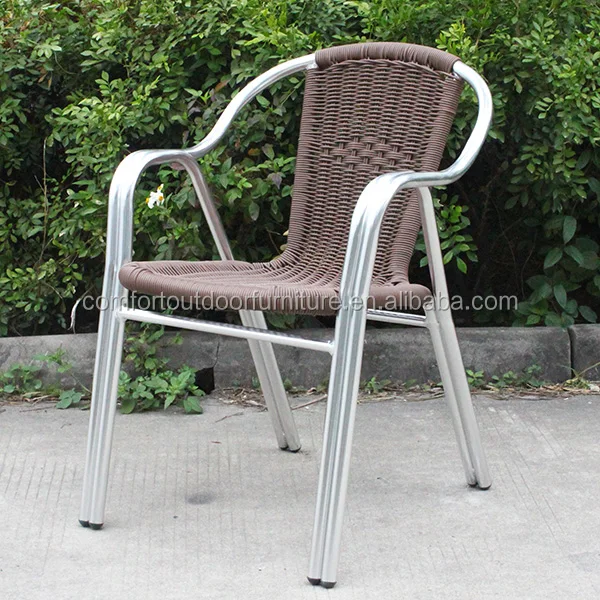 
Cheap Outdoor Furniture Aluminum Chair Dining Chair Shiny Chair 