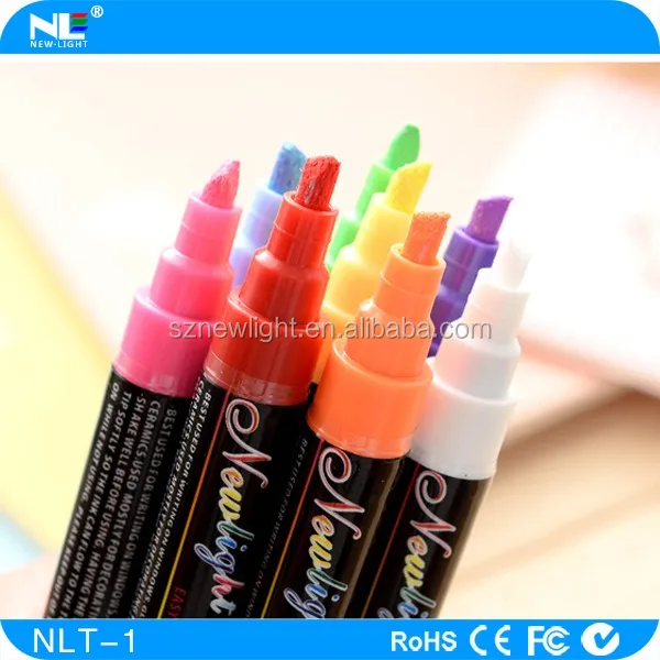 Fluorescent Marker Pen for LED Writing Board/Neon color LED writing board pen/liquid pen