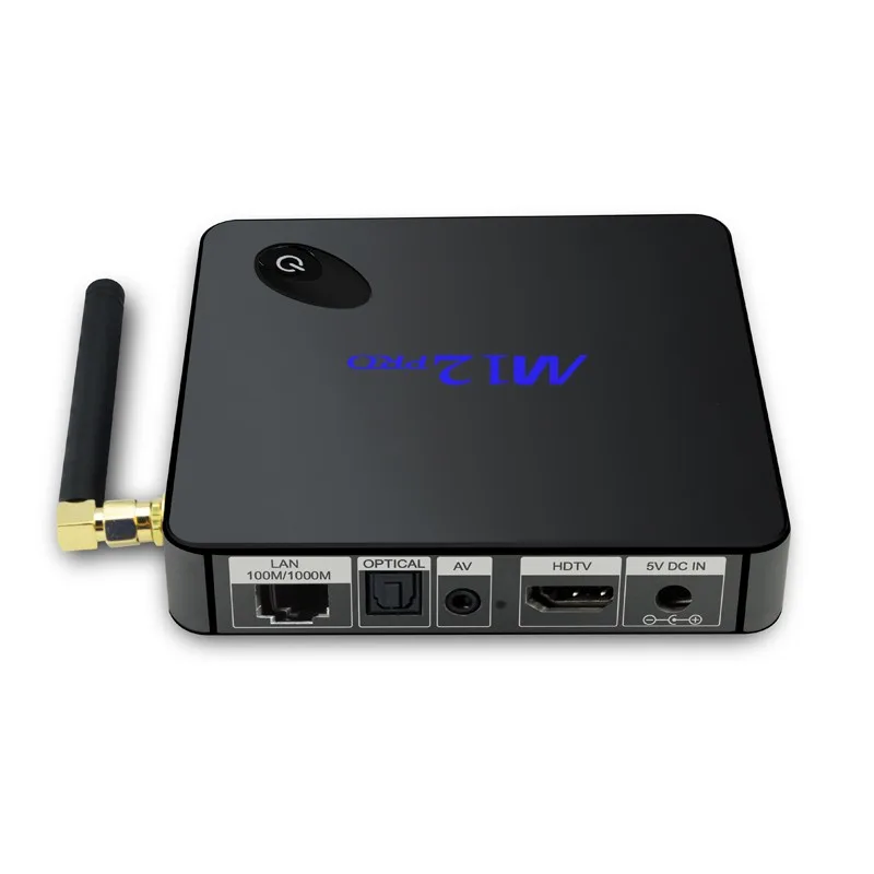 Лучшие продажи продуктов tv box для румынии full hd 1080 P m12 pro media player amlogic s912 android tv box s912