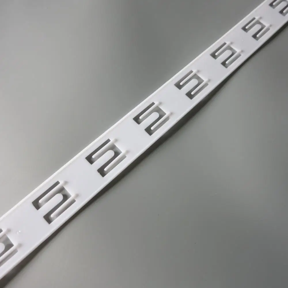 supermarket injection molded strip for hanging