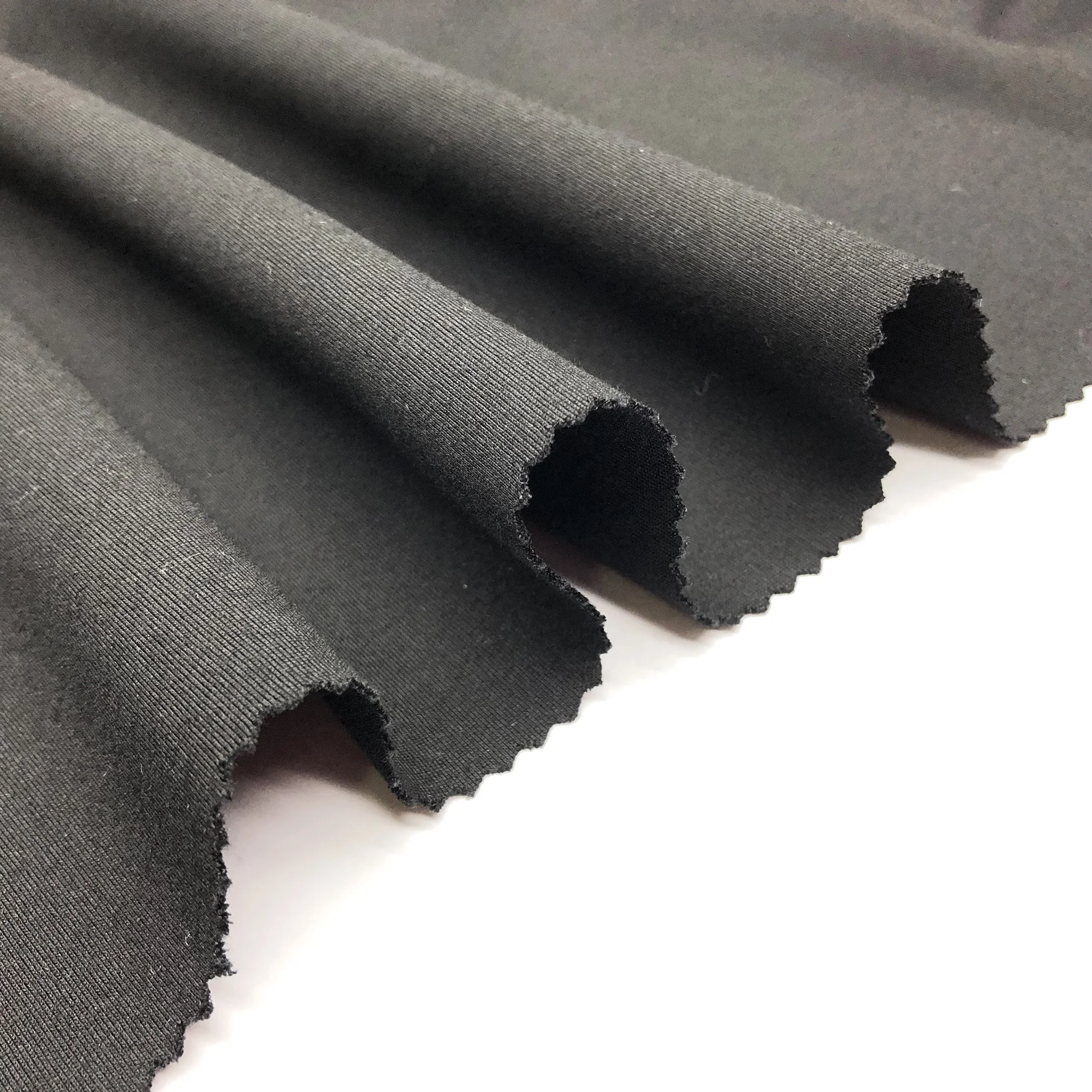 Best prices 66%Rayon 30%Nylon 6%Spandex 360 gsm soft hand feeling  knitted ponte de roma knits for pants Leisure Wear fabrics