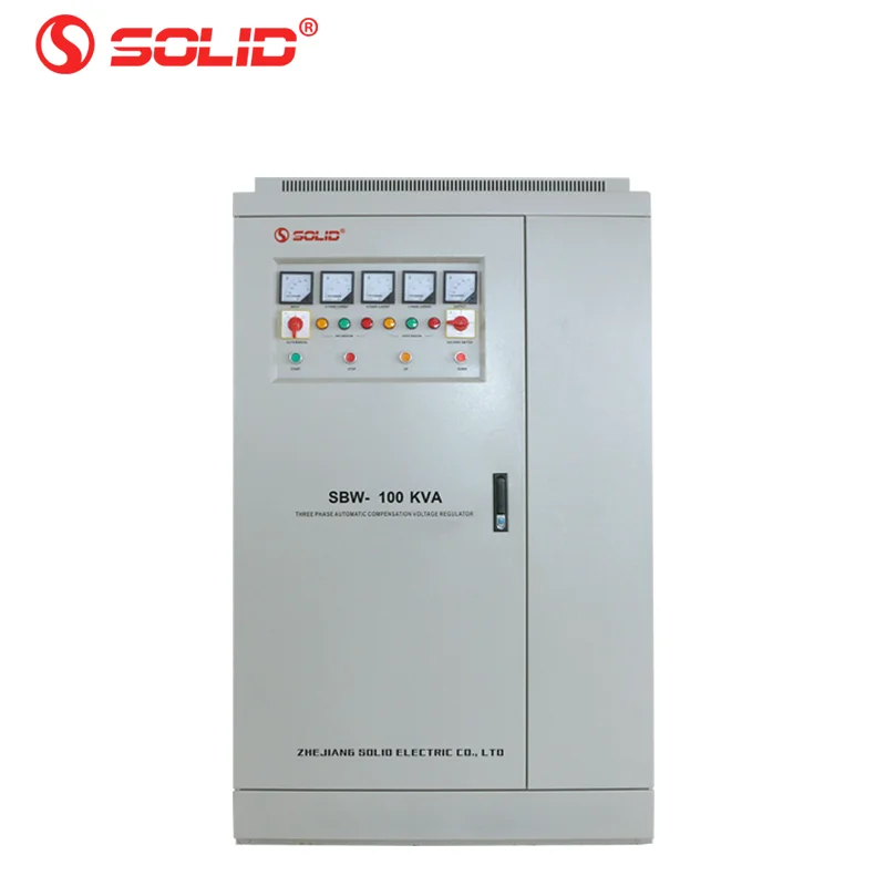 
Servo Type Voltage Regulator 100KVA 120 KVA 150KVA AC 380V 440V Three Phase SBW Industrial voltage stabilizer 