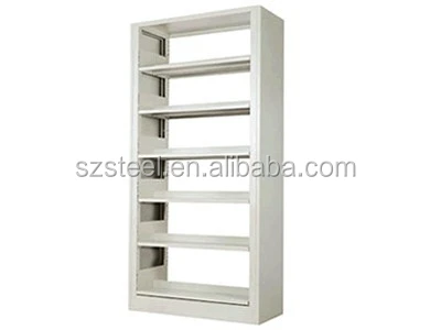Guangzhou Factory Library Furniture Metal Book Shelf MDF, Wooden Book Shelf in Bookcase