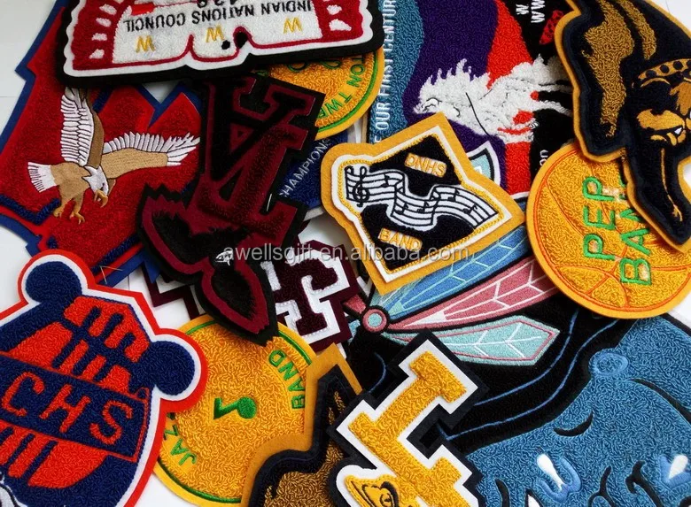 CHENILLE PATCH LETTERS ( R ) FOR  LETTERMAN JACKET
