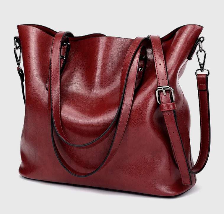 
china factory supplier Ladies genuine leather Handbag women shoulder bag 