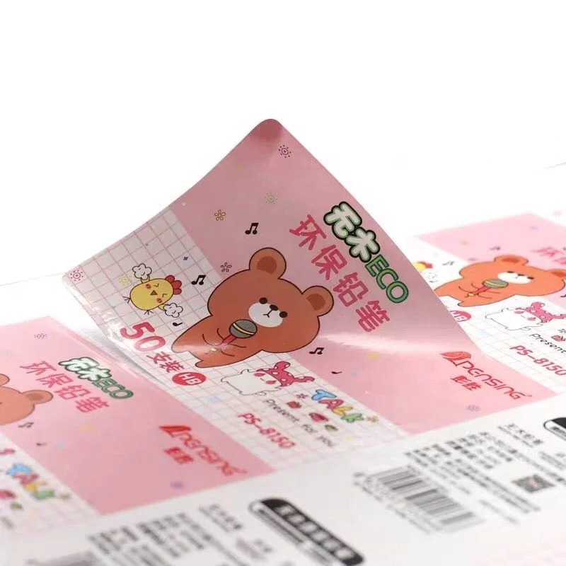 Customized cosmetic trademark gift security adhesive logo label bread stickers