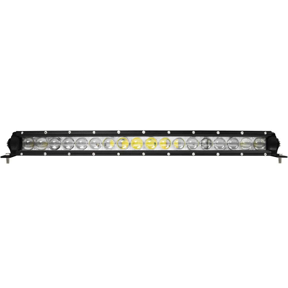 
LG-SC1805 Small Size Slim Bent Single Row 18inch 90W 4D Auto LED Lighting bar LG-SC1805 &nbsp;Modern High Technology Cool Small Size &nbsp;Slim 18'' Bent 90W 4D Optic Auto Single Row LED Bar