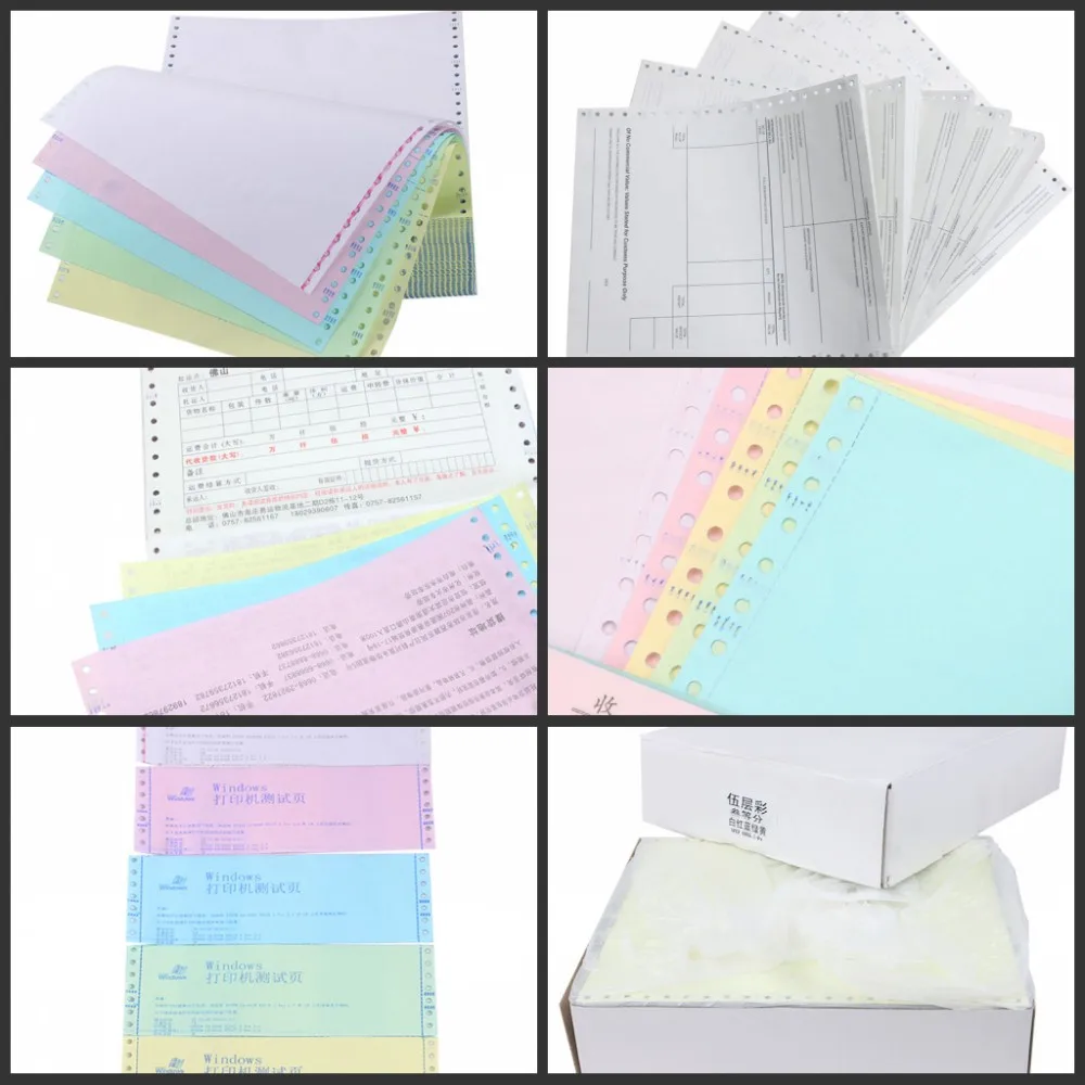 
Ream Office Supply Free Sample 3ply Carbonless Paper ISO Colored Paper Roll Good Quality 100% Wood Yulu9595 100%wood Pulp CN;HEN 