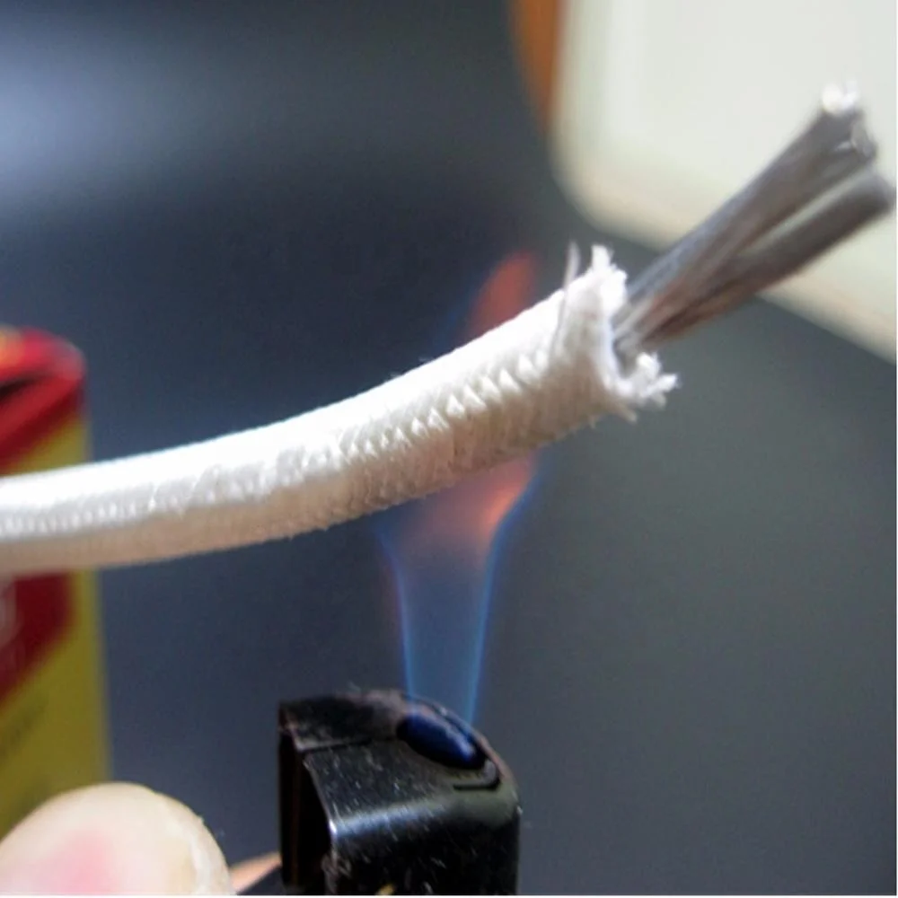 4mm/6mm/10mm flexible electrical cable high temperature fire resistant cable resistance wire