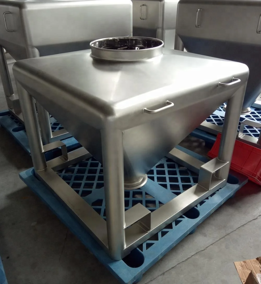 Stainless Steel Storage/Mixing Hopper