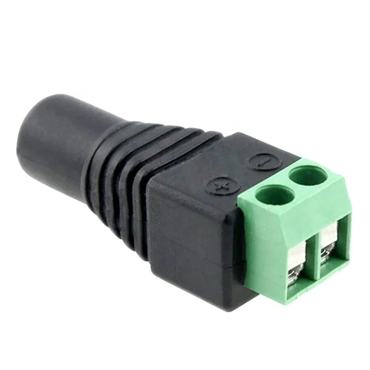 Female Screw Terminal 5.5mm/2.1mm DC Barrel Plug Jack Connector