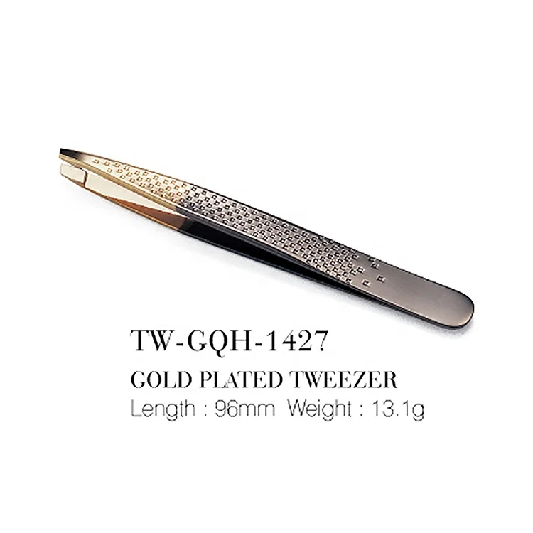 Good quality Stainless Steel Personalized Smart  Eyebrow Tweezers