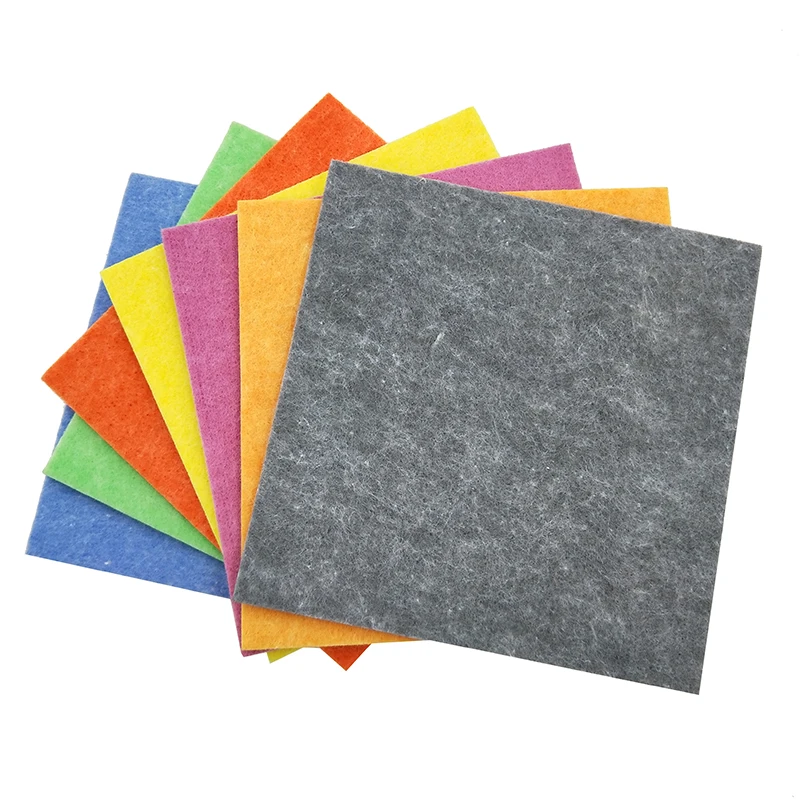 E1 Polyester Fabric fireproof decorative soundproof disco wall panels