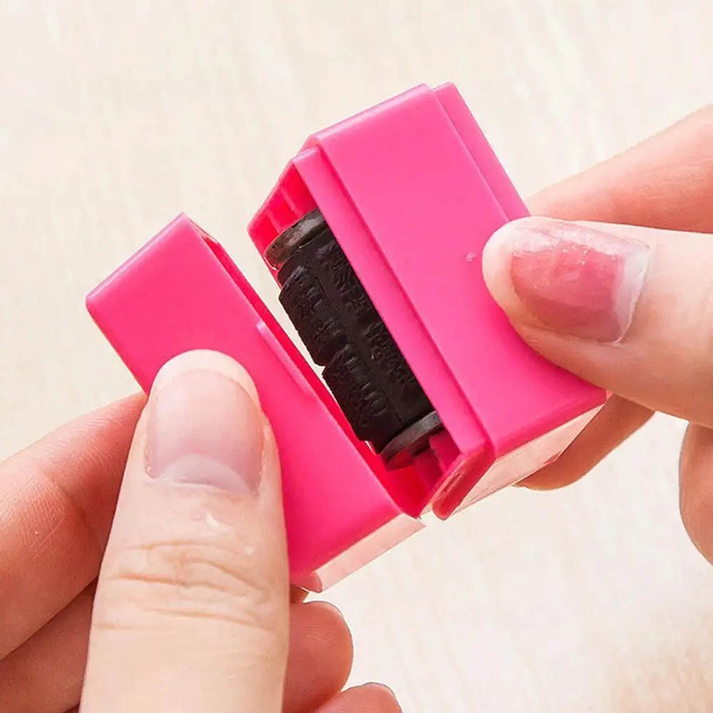 2021 factory direct selling Protect ID Stamp Identity Theft Protection Document Guard Self Ink Stamps Roller