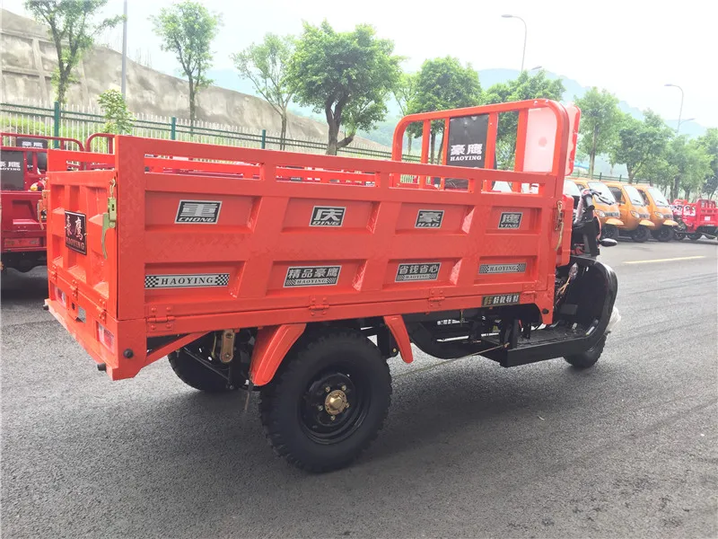 Chongqing Cargo Gasoline Truck 200cc 250cc 300cc motor 3-wheel Tricycle in Peru