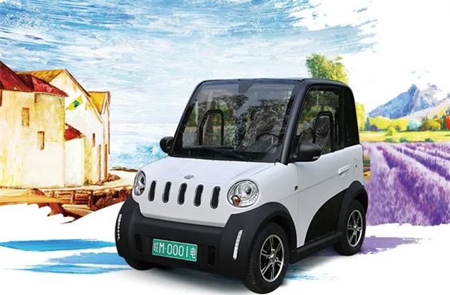 Low price 4 person electric mini car wheels AC