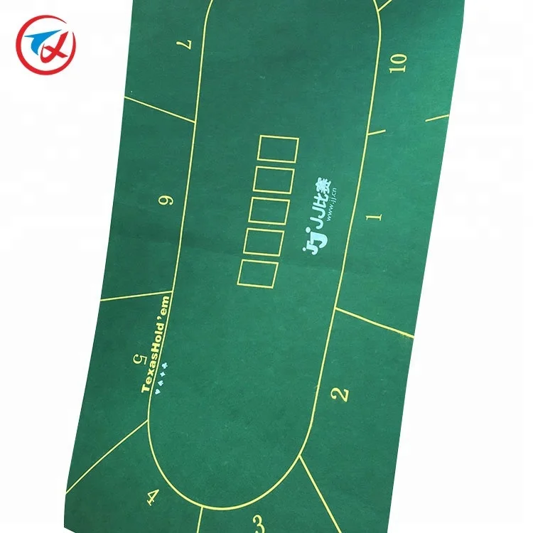 
Custom design pool table mat craps felt 
