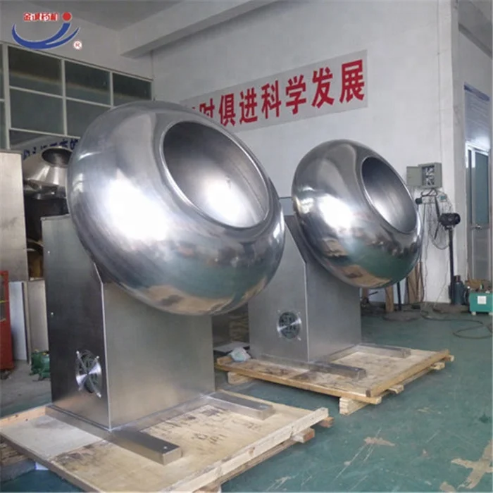 Tablet pill sugar coating machine wide output range industrial commercial
