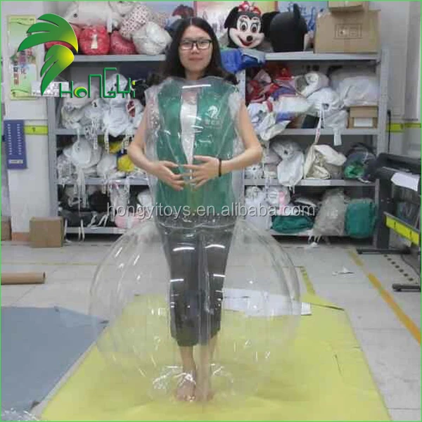Advertising Inflatable Transparent PVC Inflatable Skirt Suit For Girls