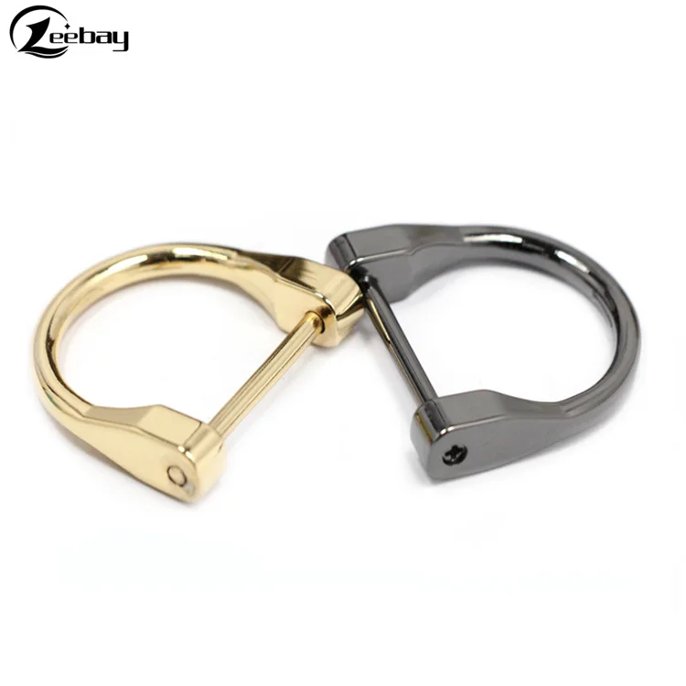 Dongguan  market handbags metal D ring bag making strap buckle accessories