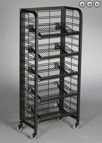 Retail Metal Wire Display Rack 5 Tier Merchandise Counter Rack Candy Snack Display Rack