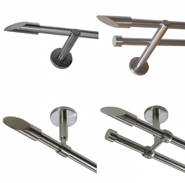 ceiling mount curtain accessories single and double curtain rods