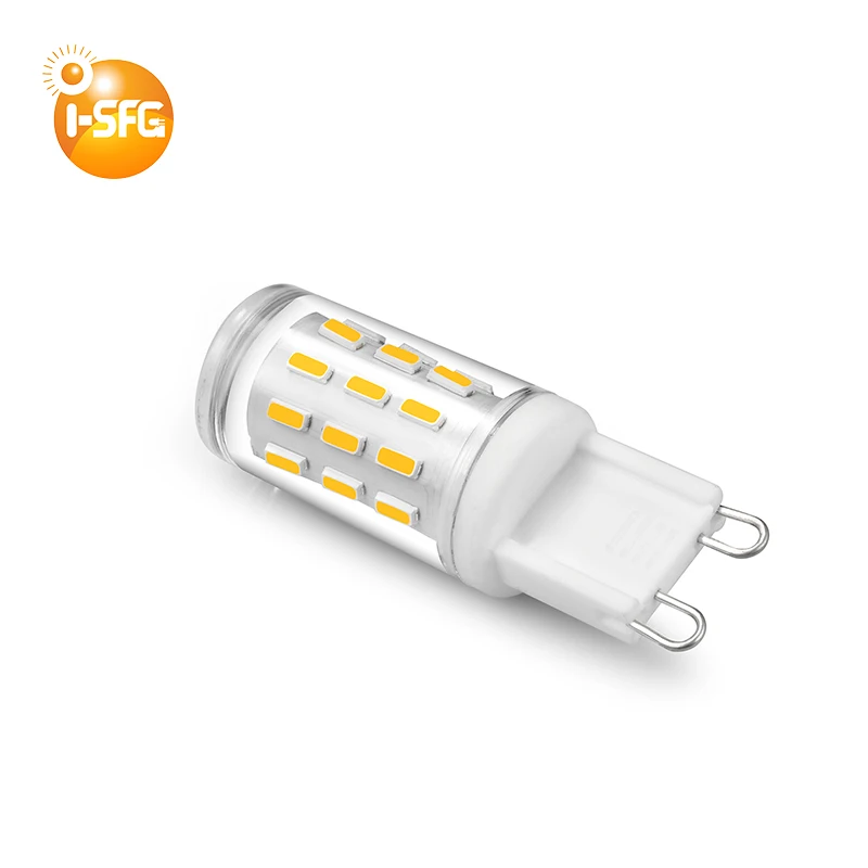 LED Corn Light 220V 3w SMD4014 Lamp Beads No Strobe Lights Decorative Lights G9 LED Bulbs AC 80 Led Pll Lamp Wire Residential