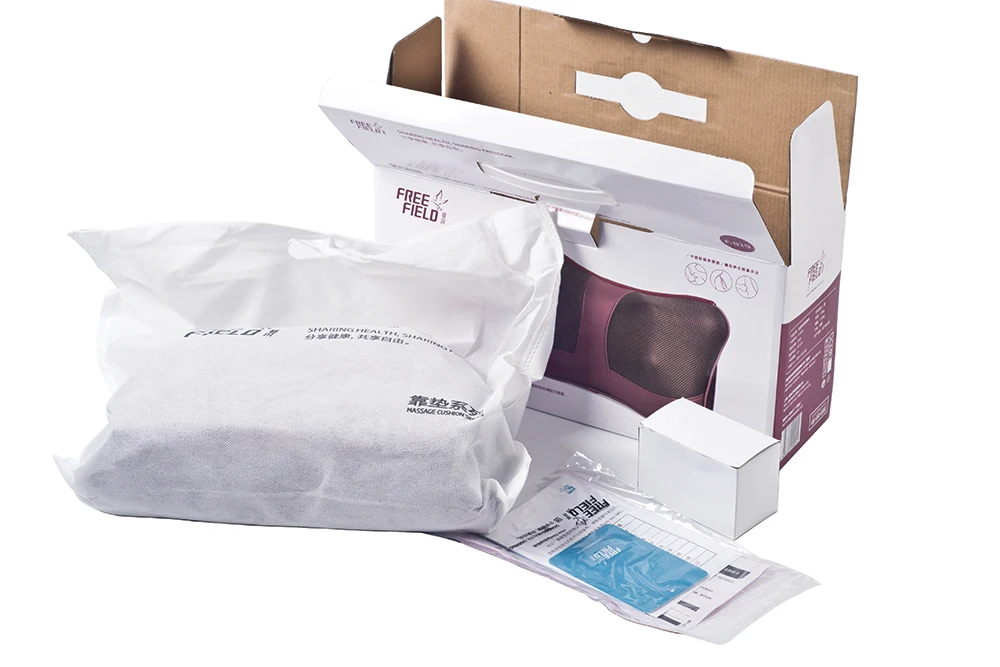 Simple Design Multipurpose Sleeping Electronic Heated Balanced Car Home Back Massage Pillow Wholesale