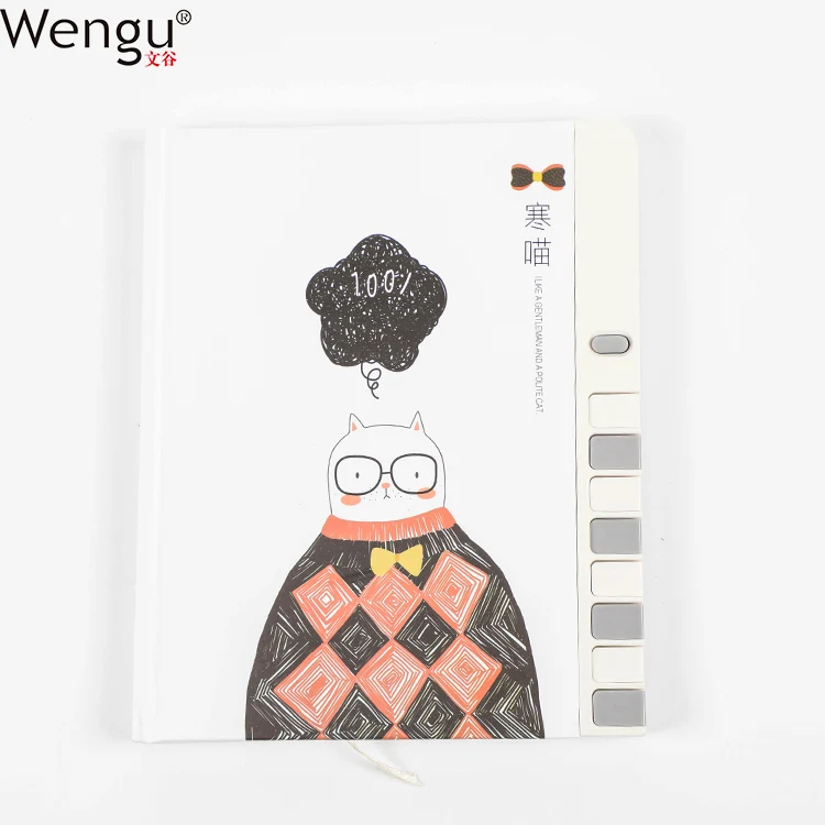 Wengu Stationery Manufacture Wholesale Promotion Hot sale  Paper Cover Custom Printed Password Notebook