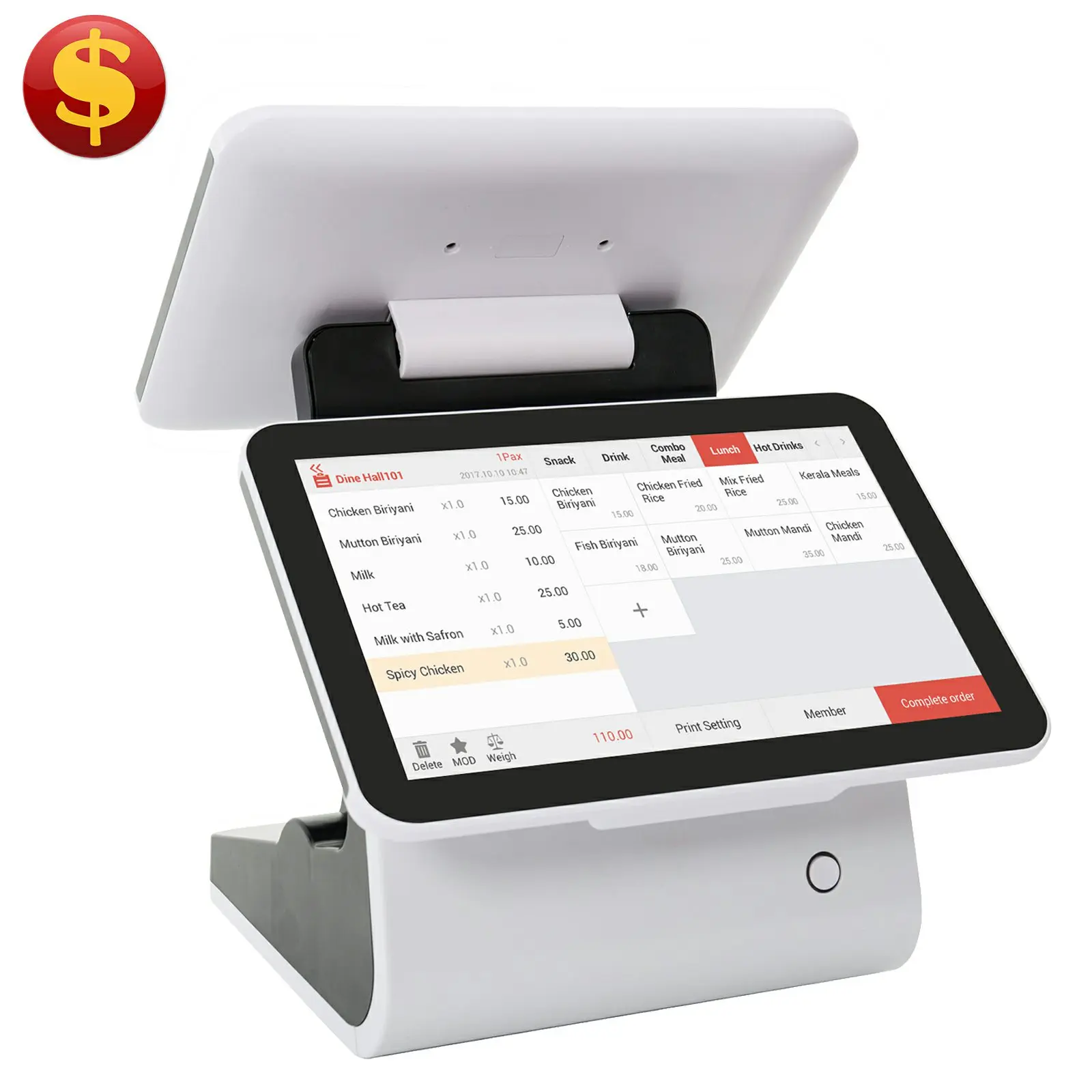 On selling fiscal cash register pos with free sdk
