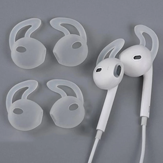 
For iPhone 6S/5S iPhone 7 Earpods Headphone Earbuds Hook Ear Gel Tips Silicone Earphone Replacement Buds 