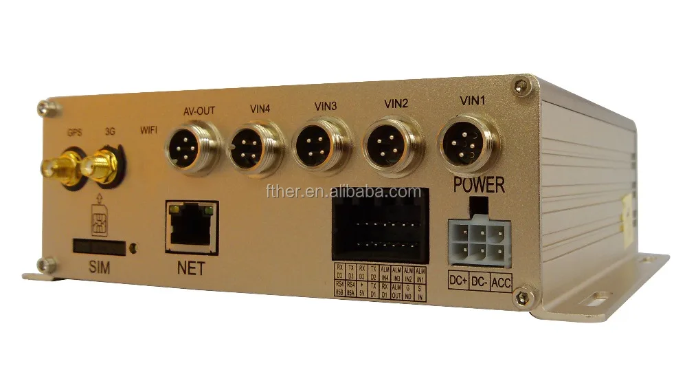 
4CH D1 Real Time Audio Video Storage System 3G 4G mobile DVR MDVR 