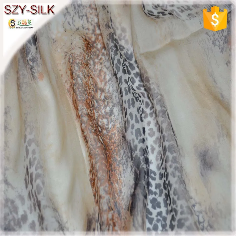 Ladies Georgette Tops 8mm printed silk georgette fabric for georgette frock