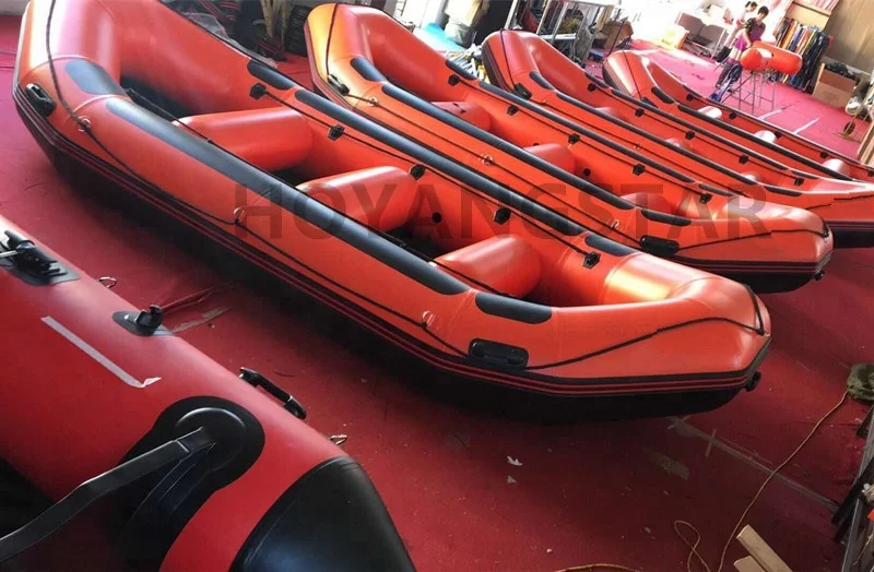 3.8m whitewater rafting boats fishing plastic raft boat professional manufacturer