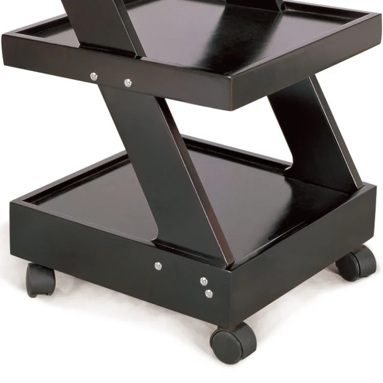 Hot Sale Stylish Design Beauty Trolley Cart Z Shape Spa And Salon Trolley