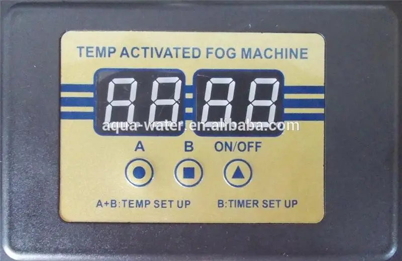 ZEEVAK Mini water fog smoke machine